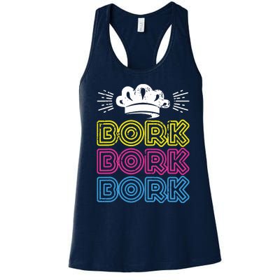 Bork Bork Bork Funny Swedish Chef Women's Racerback Tank