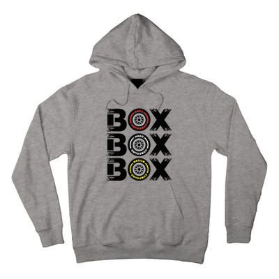 Box Box Box F1 Tyre Compound V2 Design Car Lover Tall Hoodie