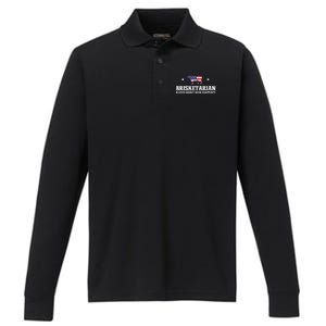 Brisketarian Because Brisket Never Disappoints Bbq Lover Performance Long Sleeve Polo