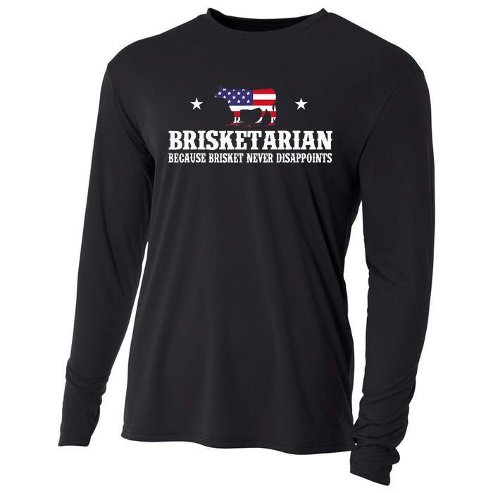 Brisketarian Because Brisket Never Disappoints Bbq Lover Cooling Performance Long Sleeve Crew