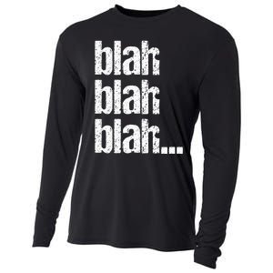 Blah Blah Blah Bla Bla Bla Cooling Performance Long Sleeve Crew