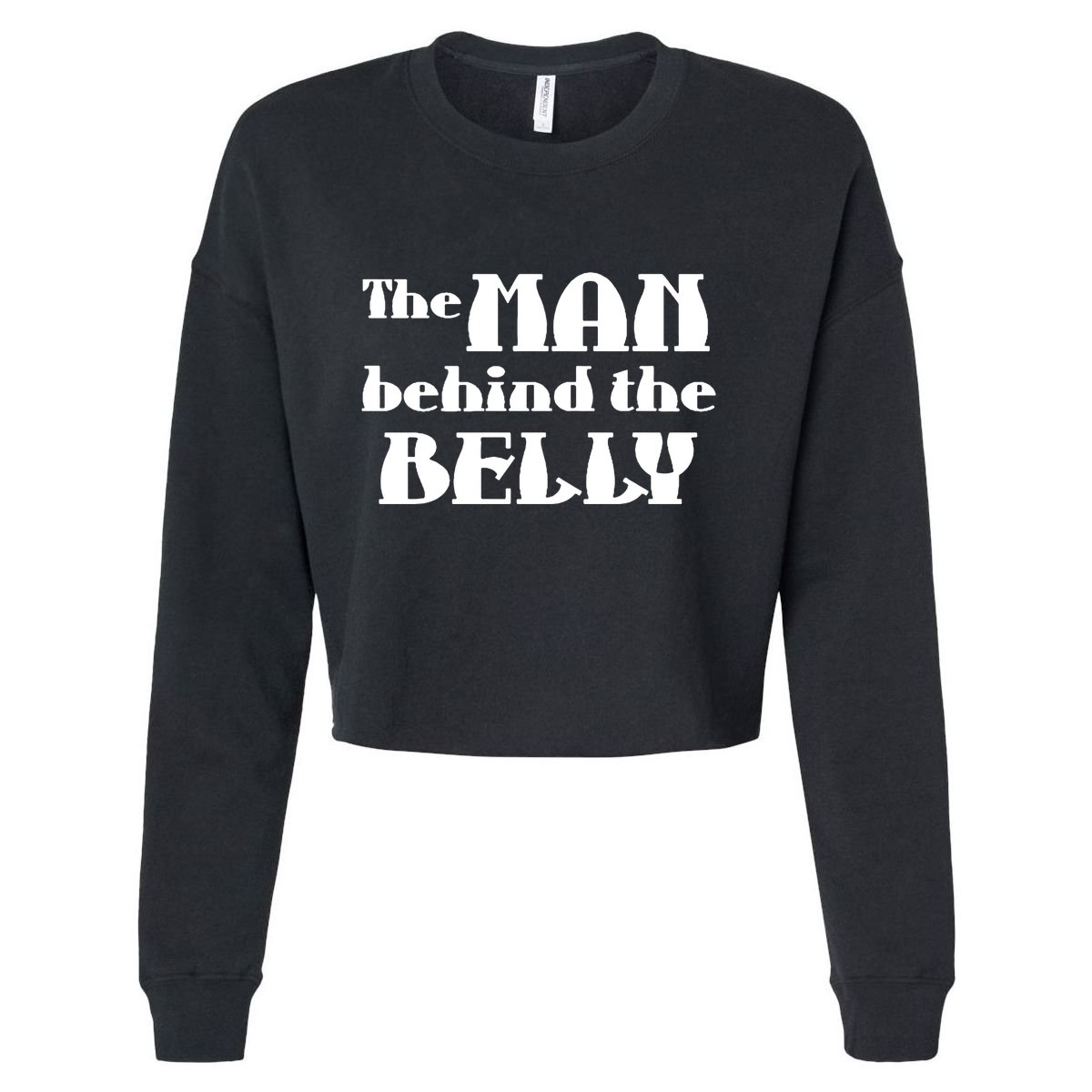 Beer Belly Big Guy Muscle Cropped Pullover Crew