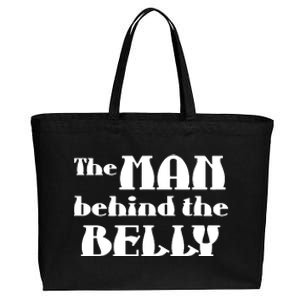 Beer Belly Big Guy Muscle Cotton Canvas Jumbo Tote