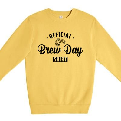 Brew Beer Brew Day Gift Premium Crewneck Sweatshirt