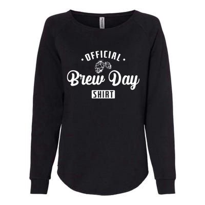 Brew Beer Brew Day Gift Womens California Wash Sweatshirt