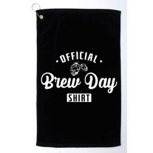 Brew Beer Brew Day Gift Platinum Collection Golf Towel