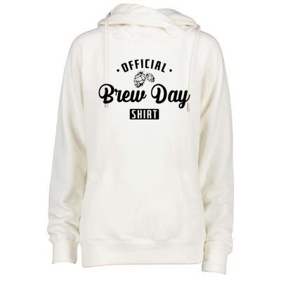 Brew Beer Brew Day Gift Womens Funnel Neck Pullover Hood