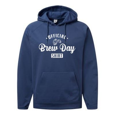 Brew Beer Brew Day Gift Performance Fleece Hoodie