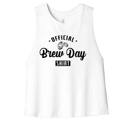 Brew Beer Brew Day Gift Women's Racerback Cropped Tank