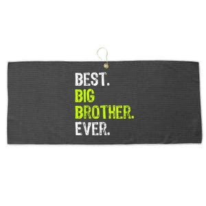 Best Big Brother Ever Teenager Older Sibling Large Microfiber Waffle Golf Towel