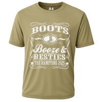 Boots Booze Besties Hamptons 2025 Whiskey Theme Cooling Performance Crew T-Shirt