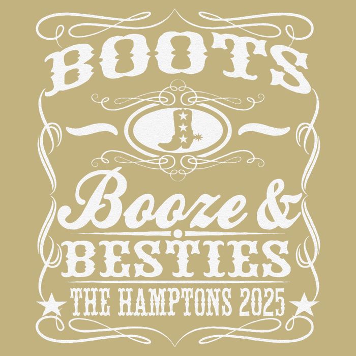 Boots Booze Besties Hamptons 2025 Whiskey Theme Cooling Performance Crew T-Shirt