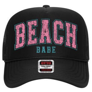 Beach Babe High Crown Mesh Back Trucker Hat