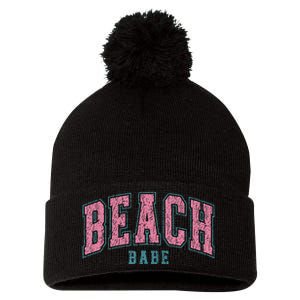 Beach Babe Pom Pom 12in Knit Beanie