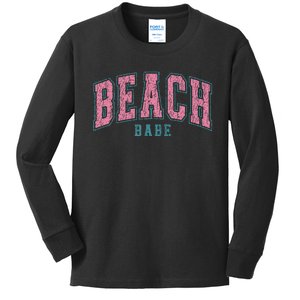 Beach Babe Kids Long Sleeve Shirt