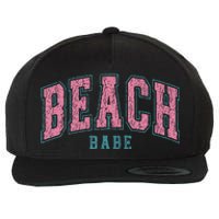 Beach Babe Wool Snapback Cap