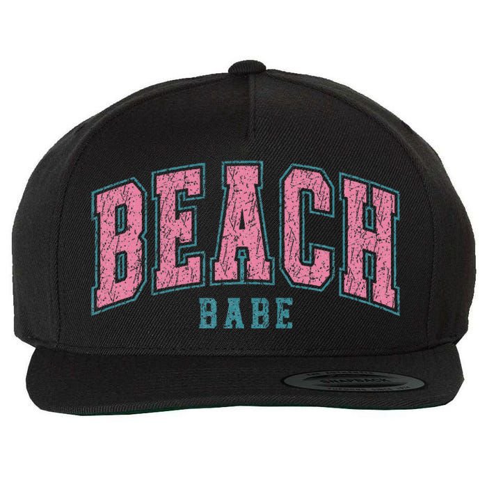 Beach Babe Wool Snapback Cap