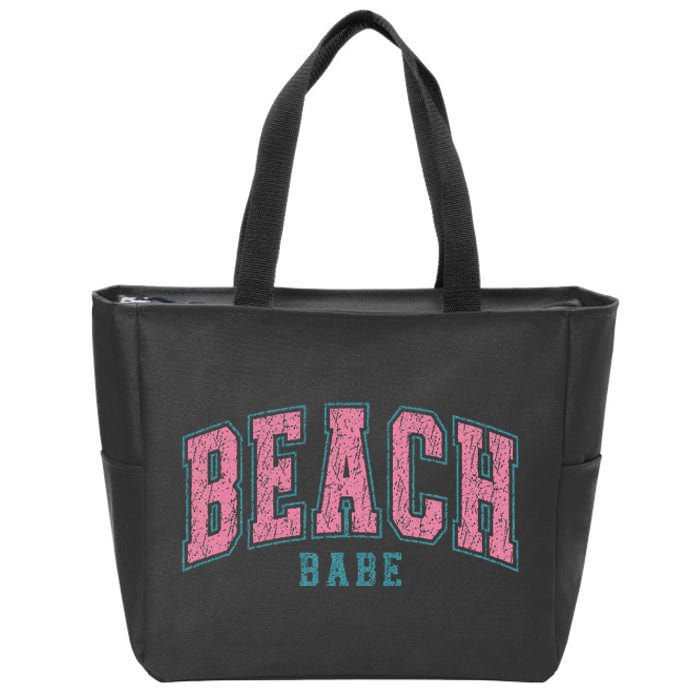 Beach Babe Zip Tote Bag