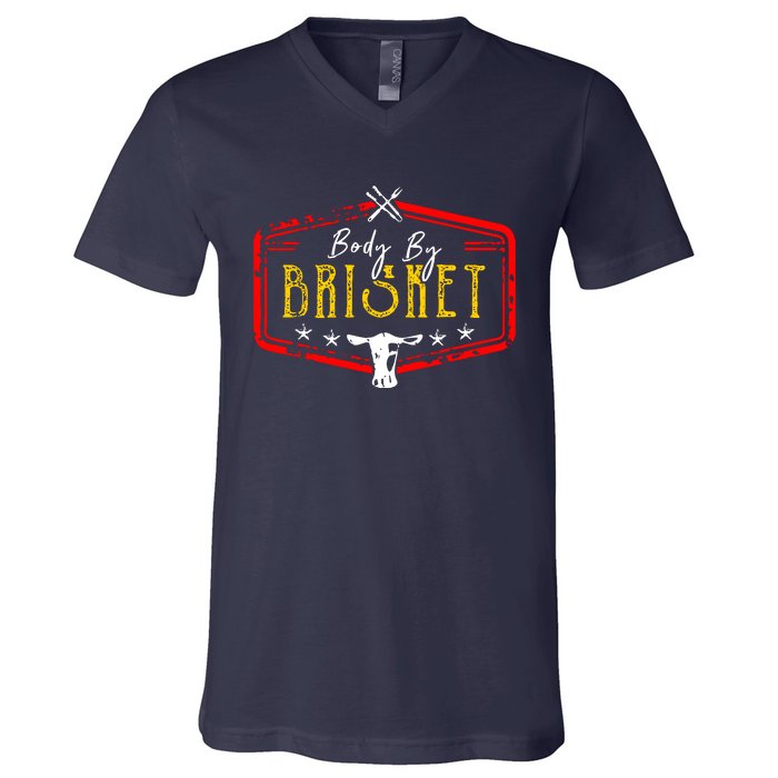 Body By Brisket V-Neck T-Shirt