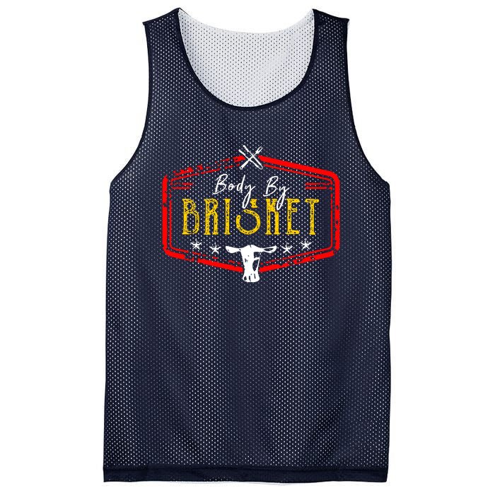 Body By Brisket Mesh Reversible Basketball Jersey Tank