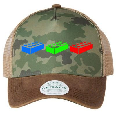 Building Blocks Bricks Master Builder Engineer Construction Legacy Tie Dye Trucker Hat