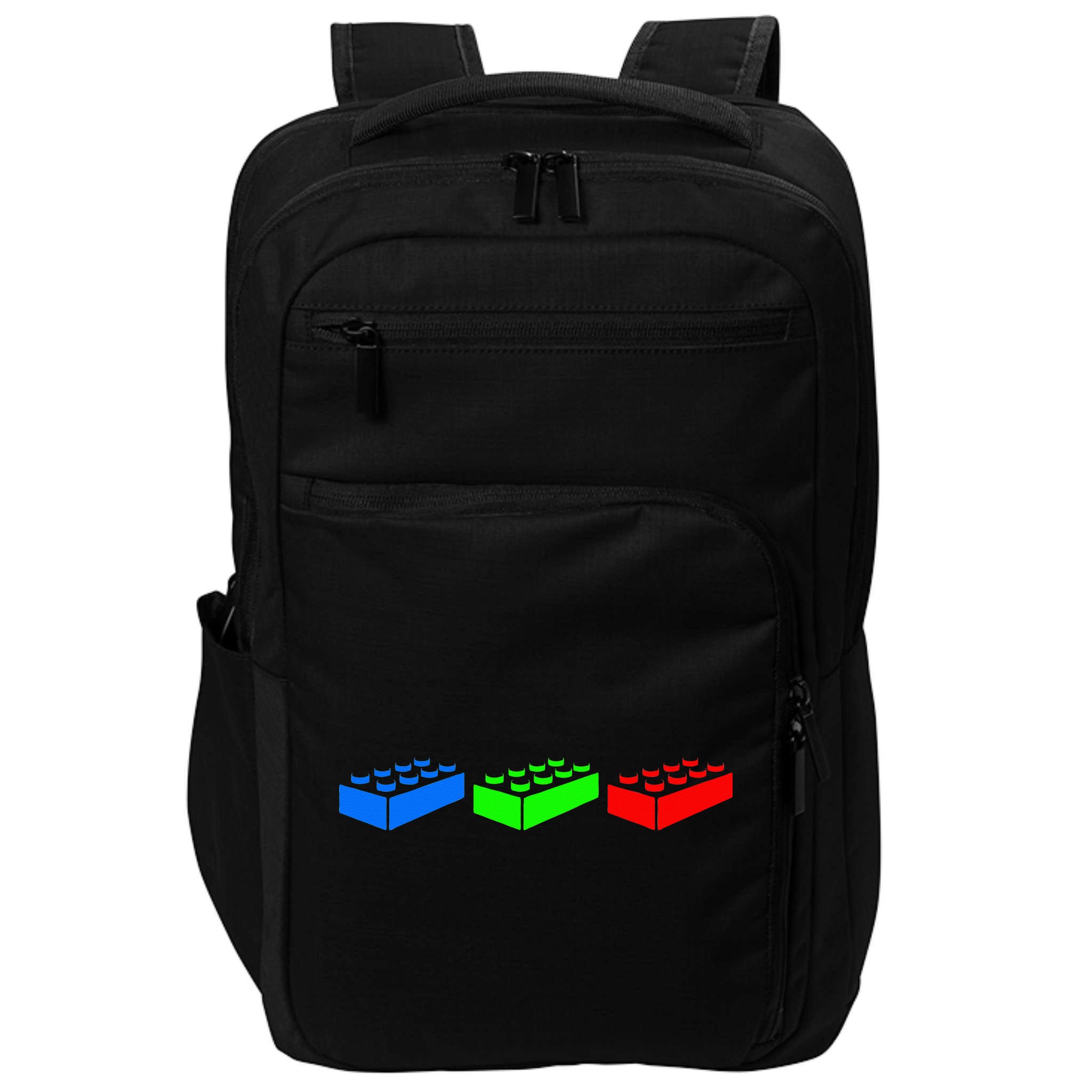 Building Blocks Bricks Master Builder Engineer Construction Impact Tech Backpack