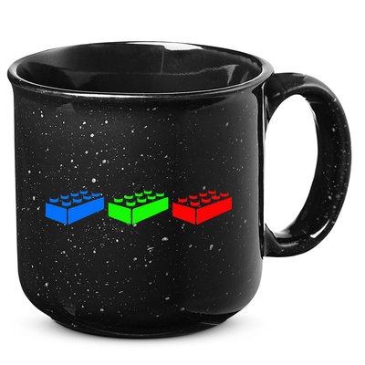 Building Blocks Bricks Master Builder Engineer Construction 15oz Campfire Ceramic Mug