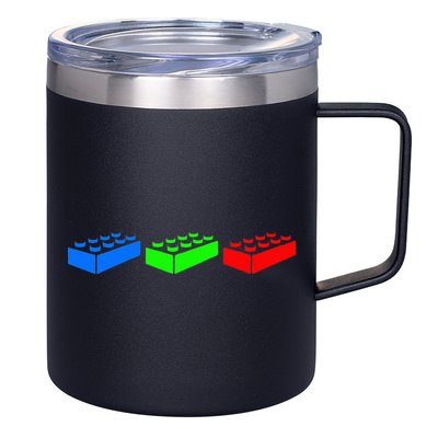 Building Blocks Bricks Master Builder Engineer Construction 12oz Stainless Steel Coffee Mug