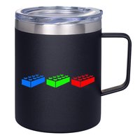 Building Blocks Bricks Master Builder Engineer Construction 12oz Stainless Steel Coffee Mug