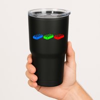 Building Blocks Bricks Master Builder Engineer Construction Tumbler