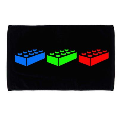 Building Blocks Bricks Master Builder Engineer Construction Microfiber Hand Towel