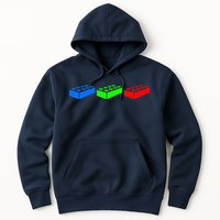 Building Blocks Bricks Master Builder Engineer Construction Hoodie
