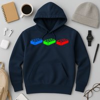 Building Blocks Bricks Master Builder Engineer Construction Hoodie