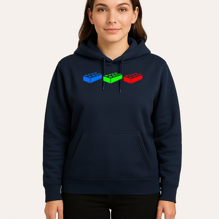 Building Blocks Bricks Master Builder Engineer Construction Hoodie