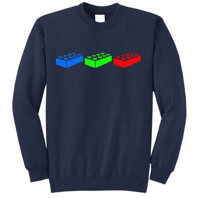 Building Blocks Bricks Master Builder Engineer Construction Sweatshirt