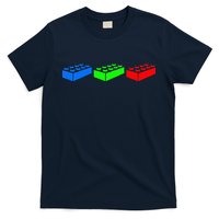 Building Blocks Bricks Master Builder Engineer Construction T-Shirt