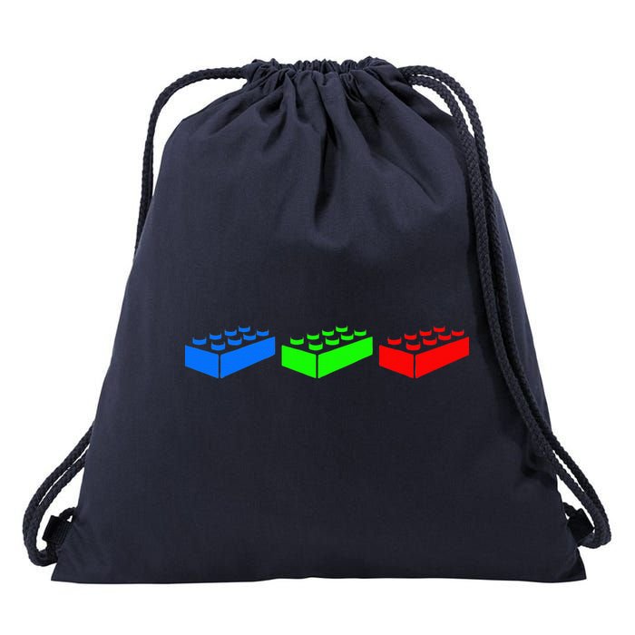 Building Blocks Bricks Master Builder Engineer Construction Drawstring Bag