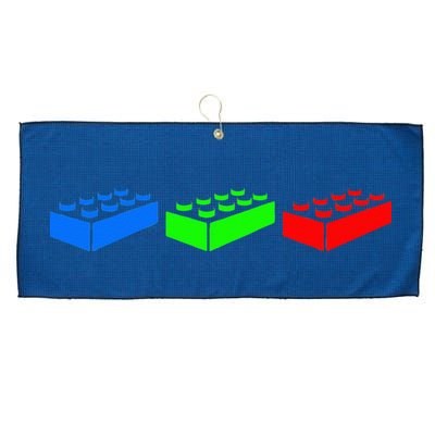 Building Blocks Bricks Master Builder Engineer Construction Large Microfiber Waffle Golf Towel