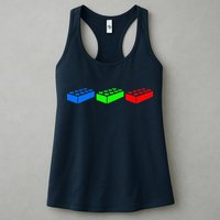 Building Blocks Bricks Master Builder Engineer Construction Womens Tank Top