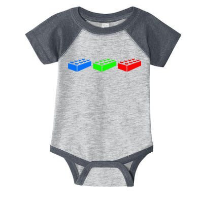 Building Blocks Bricks Master Builder Engineer Construction Infant Baby Jersey Bodysuit