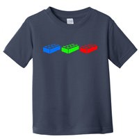 Building Blocks Bricks Master Builder Engineer Construction Toddler T-Shirt
