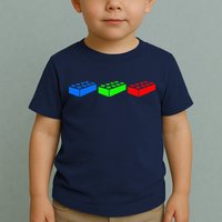 Building Blocks Bricks Master Builder Engineer Construction Toddler T-Shirt