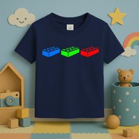 Building Blocks Bricks Master Builder Engineer Construction Toddler T-Shirt