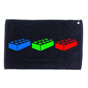 Building Blocks Bricks Master Builder Engineer Construction Grommeted Golf Towel