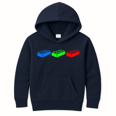 Building Blocks Bricks Master Builder Engineer Construction Kids Hoodie