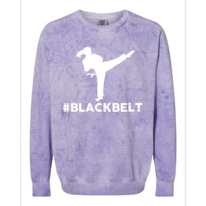 #Blackbelt Black Belt Gift Colorblast Crewneck Sweatshirt