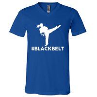 #Blackbelt Black Belt Gift V-Neck T-Shirt