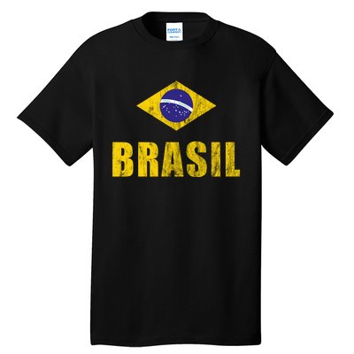 Brasil Brazilian Brazil Soccer Player Jersey Trikot Coach Tall T-Shirt