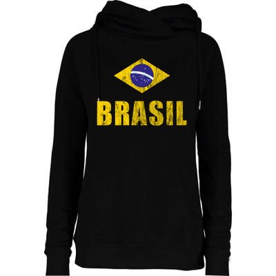 Brasil Brazilian Brazil Soccer Player Jersey Trikot Coach Womens Funnel Neck Pullover Hood