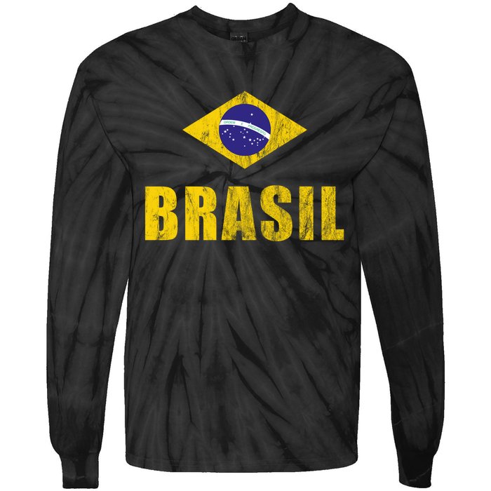 Brasil Brazilian Brazil Soccer Player Jersey Trikot Coach Tie-Dye Long Sleeve Shirt